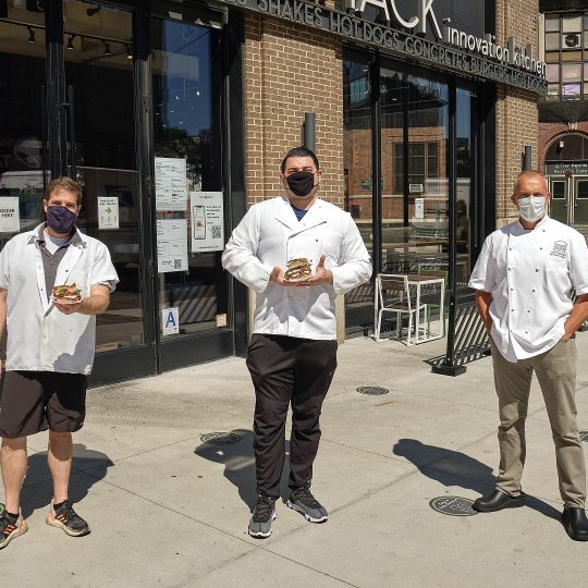 Shake Shack Chefs Presenting the Mama's TOO! Burger