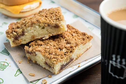 shack apple turnover on tray