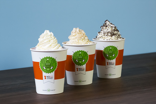 Great American Shake Sale shakes on top of a table