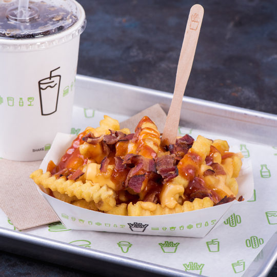 BBQ Fries on Shack tray