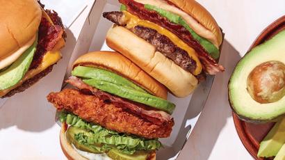 Shake Shack avocado bacon burger